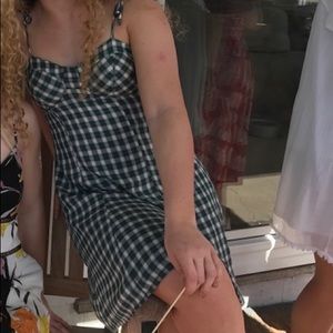 plaid green sundress